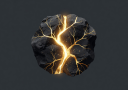 Glowing Gold Vein Icon